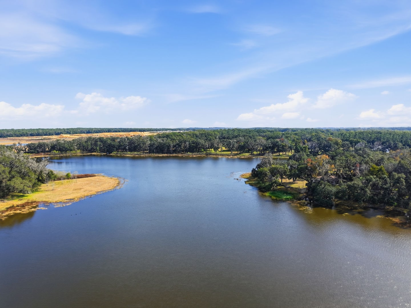 The lake, from above — Lakeview Estate